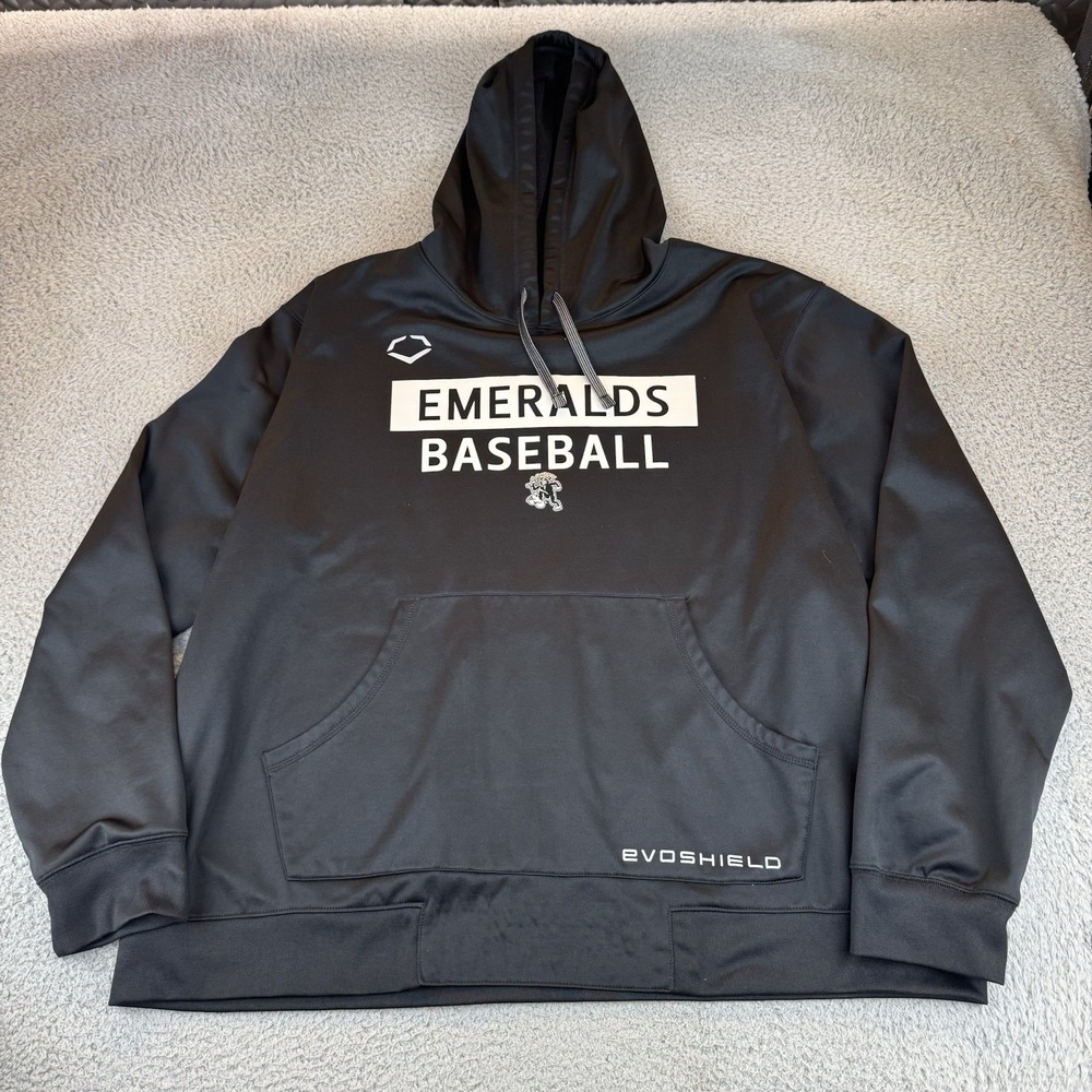 eugene emerads hoodie evoshield Men's Size 2xl Black Pullover MiLB‎ Giants
